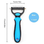 All-in-One Pet Deshedding Brush | Dog & Cat Grooming Tool for Hair Removal & Dematting