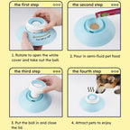 Dog Slow Feeder Lick Bowl with Suction Cup – Anti-Choking Feeding Mat Toy