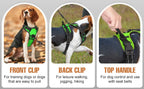 LED Glowing Luminous Dog Harnesses Essential for Dog Walking Safety At Night Dog Vest with Three LED Light Modes Rechargeable