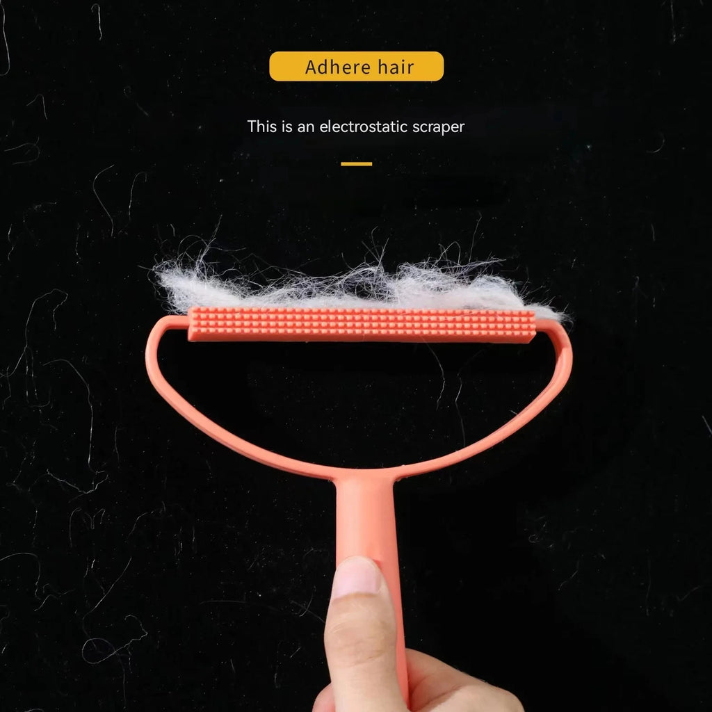 Portable Double-Sided Lint Roller Remover – Pet Hair & Fabric Shaver for Clothes, Sofa & Carpet