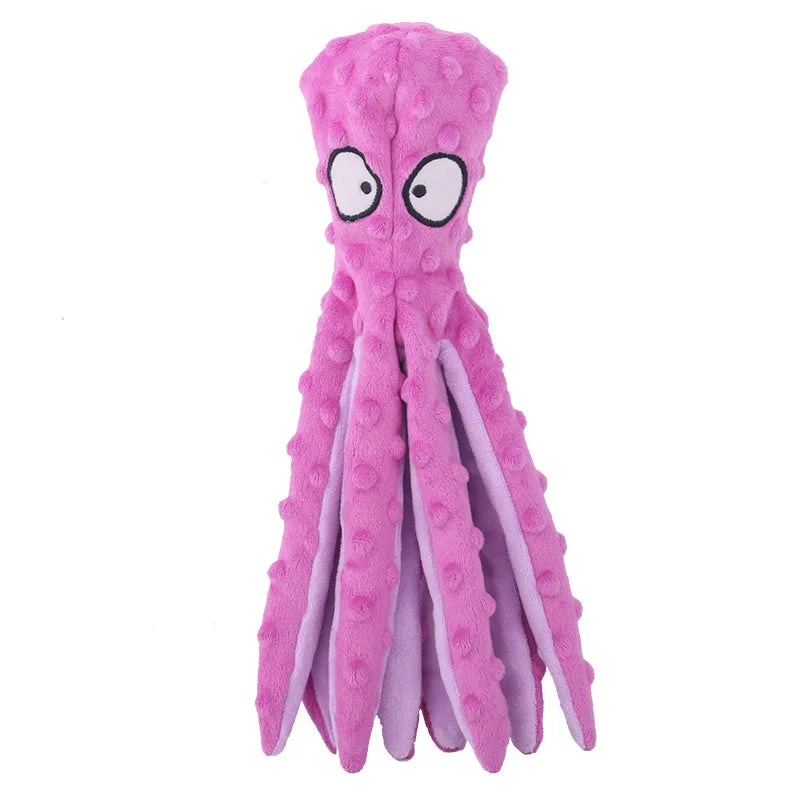 Plush Dinosaur Dog Toy with Squeaker – Interactive Chew Toy for Small Dogs & Cats