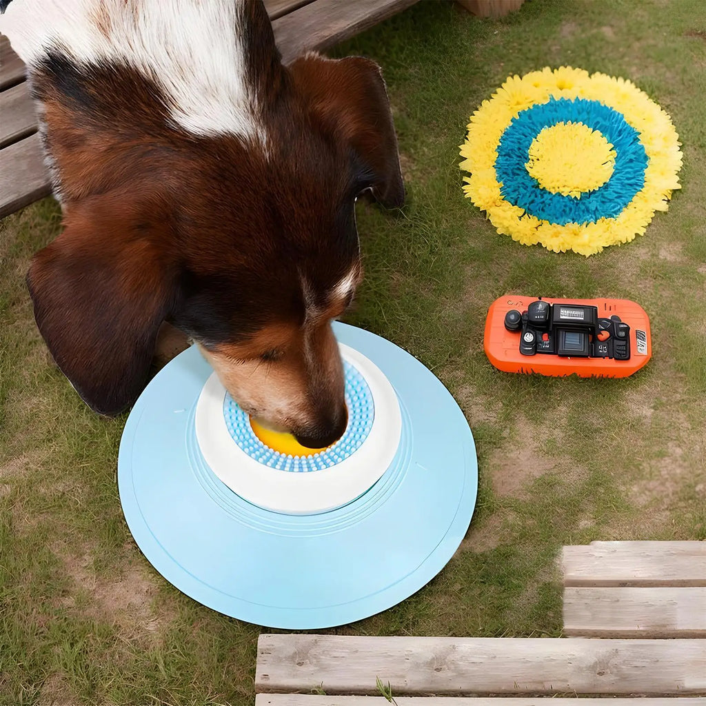 Dog Slow Feeder Lick Bowl with Suction Cup – Anti-Choking Feeding Mat Toy