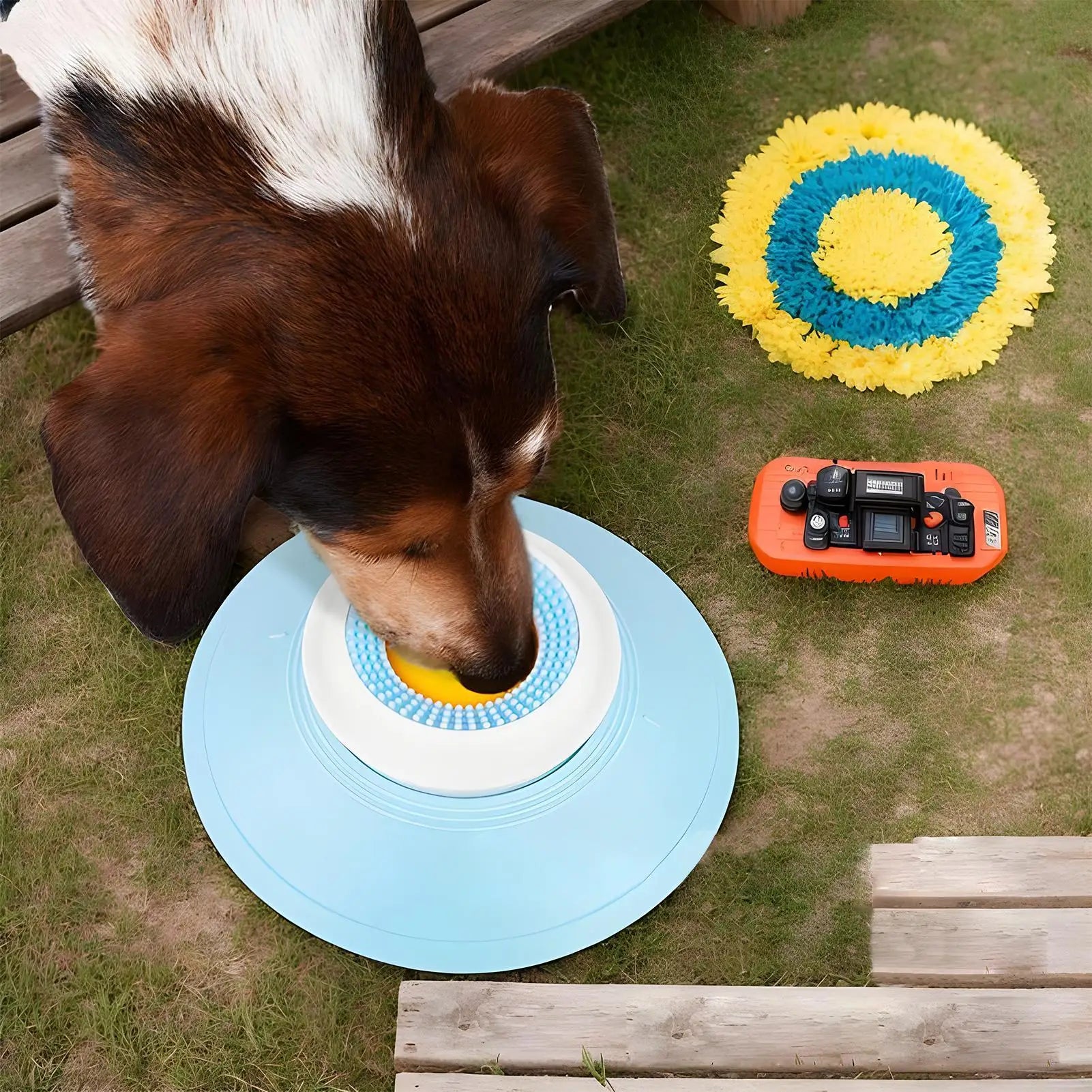 Dog Slow Feeder Lick Bowl with Suction Cup – Anti-Choking Feeding Mat Toy