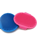 Soft Rubber Dog & Cat Bath Brush – Silicone Grooming Comb, Massage & Hair Removal Tool