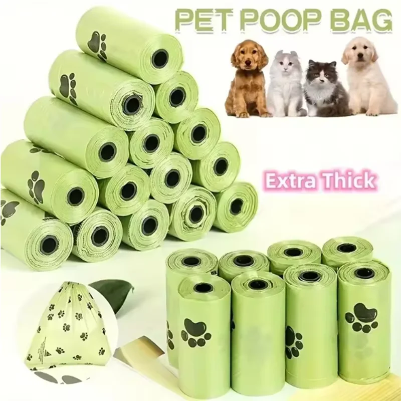 Biodegradable Dog Poop Bags – Leak-Proof Pet Waste Bags for Outdoor Walking