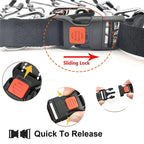 Dog Training Prong Collar with Quick Release Buckle and Nylon Cover | Adjustable Stainless Steel Pinch Collar for Small Medium Large Dogs
