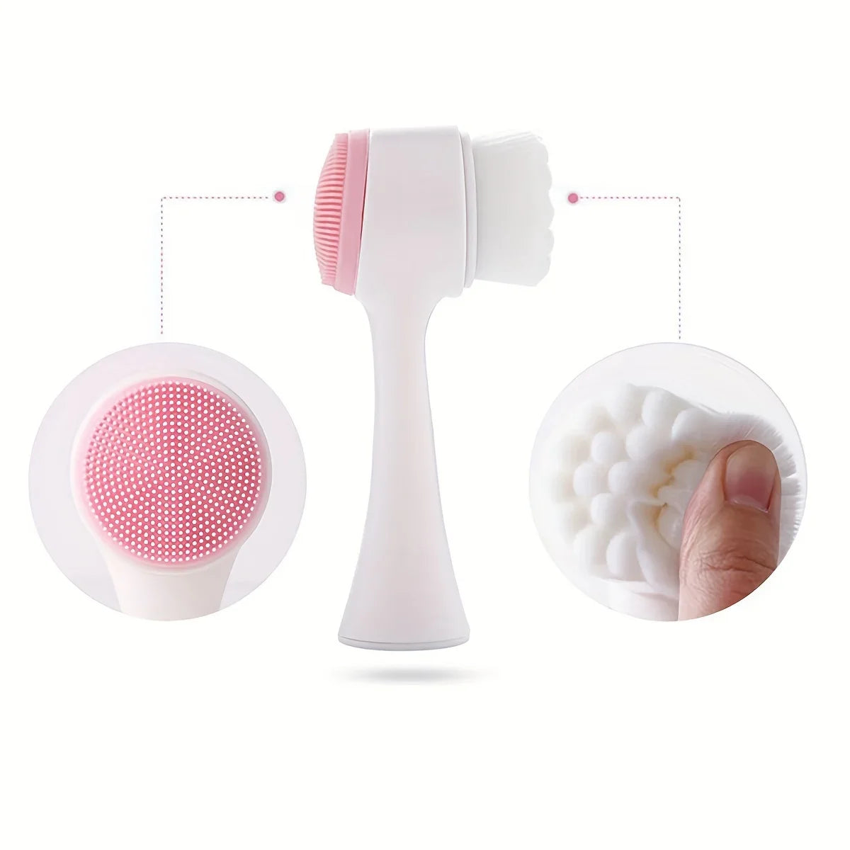 Silicone Dog Paw Cleaner Brush – Dual-Sided Pet Grooming & Massage Tool
