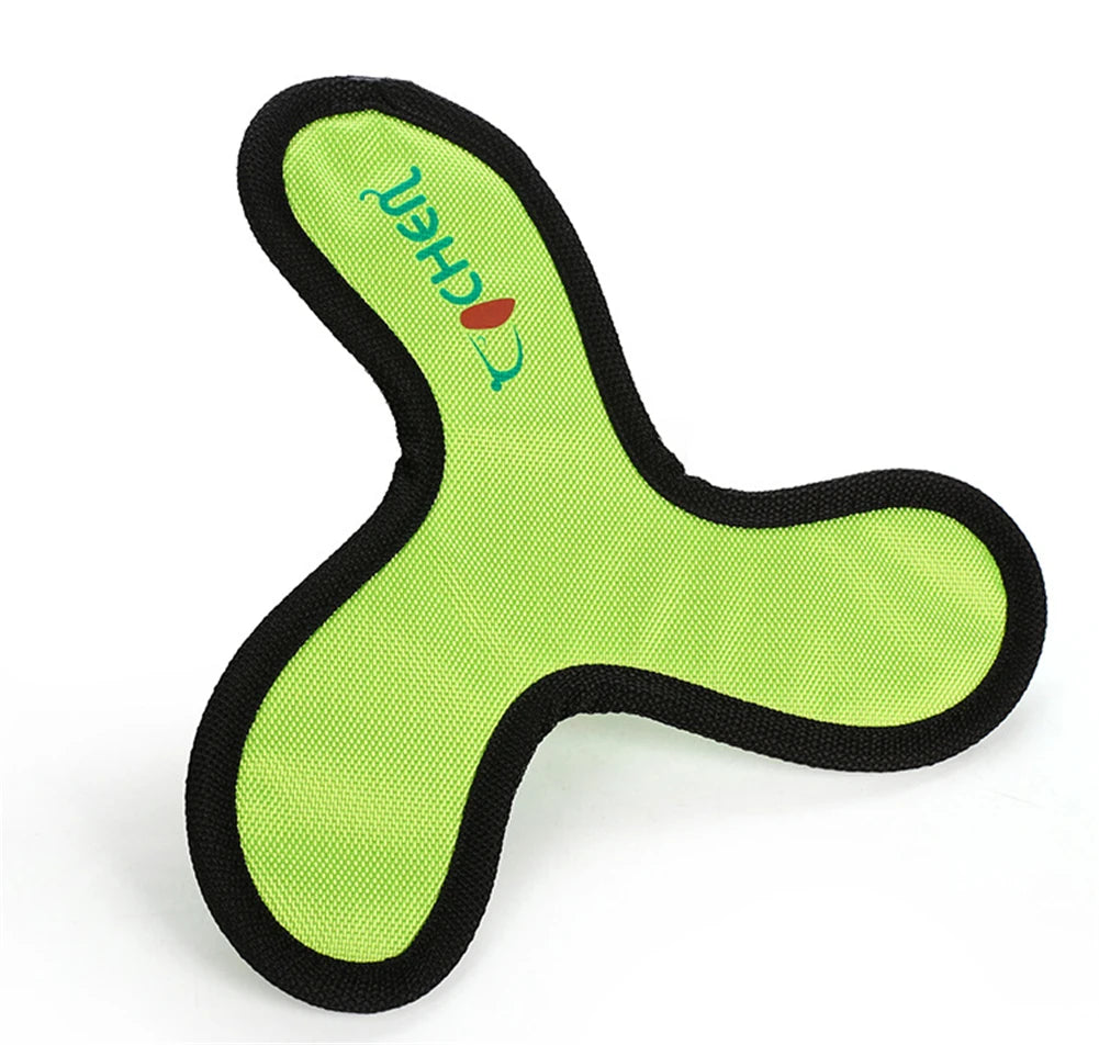 Oxford Cloth Dog Flying Disc Toy – Bite Resistant Interactive Frisbee for Fetch, Training & Outdoor Play