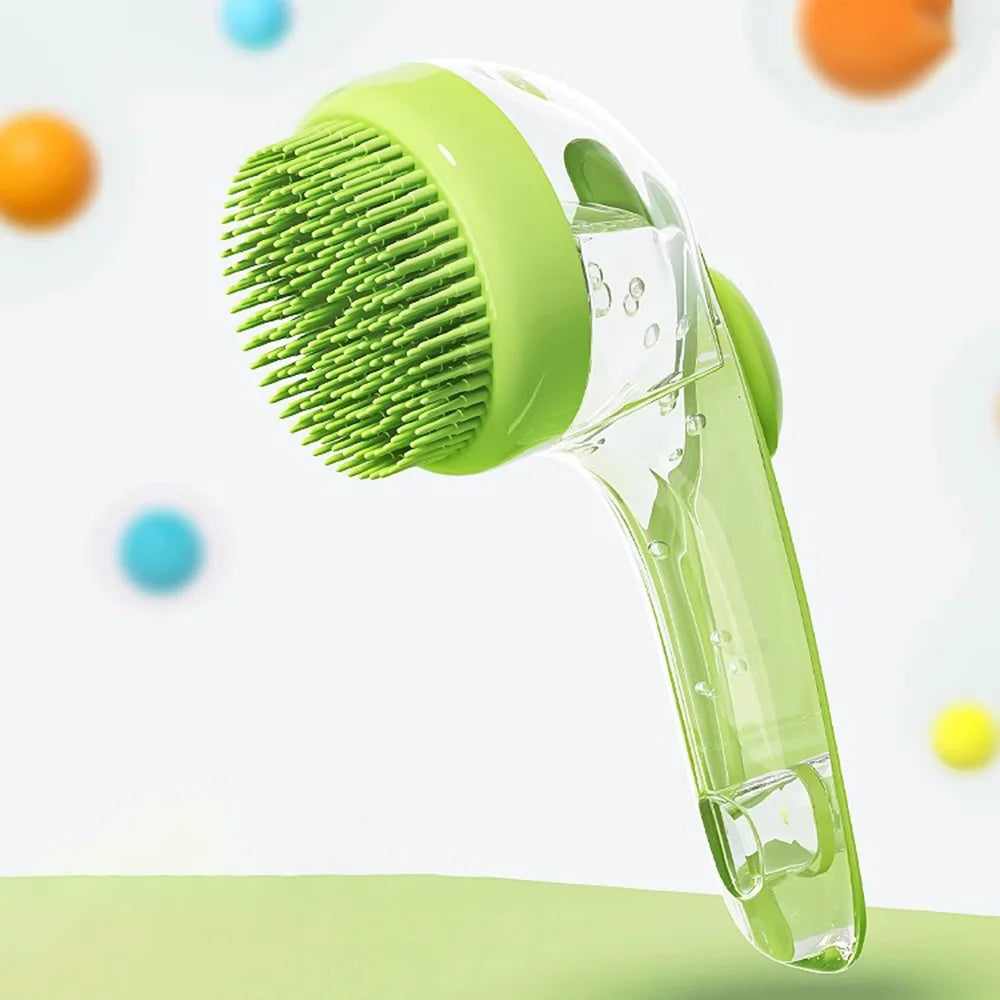 Pet Bath Brush for Dogs & Cats | Massage Grooming Shampoo Scrubber Tool