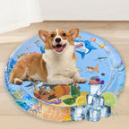 Summer Cooling Pet Water Bed Cushion Water Sensory Inflatable Play Mat Pet Cleaning Cooling Mat Pet Supplies Top Quality Cool
