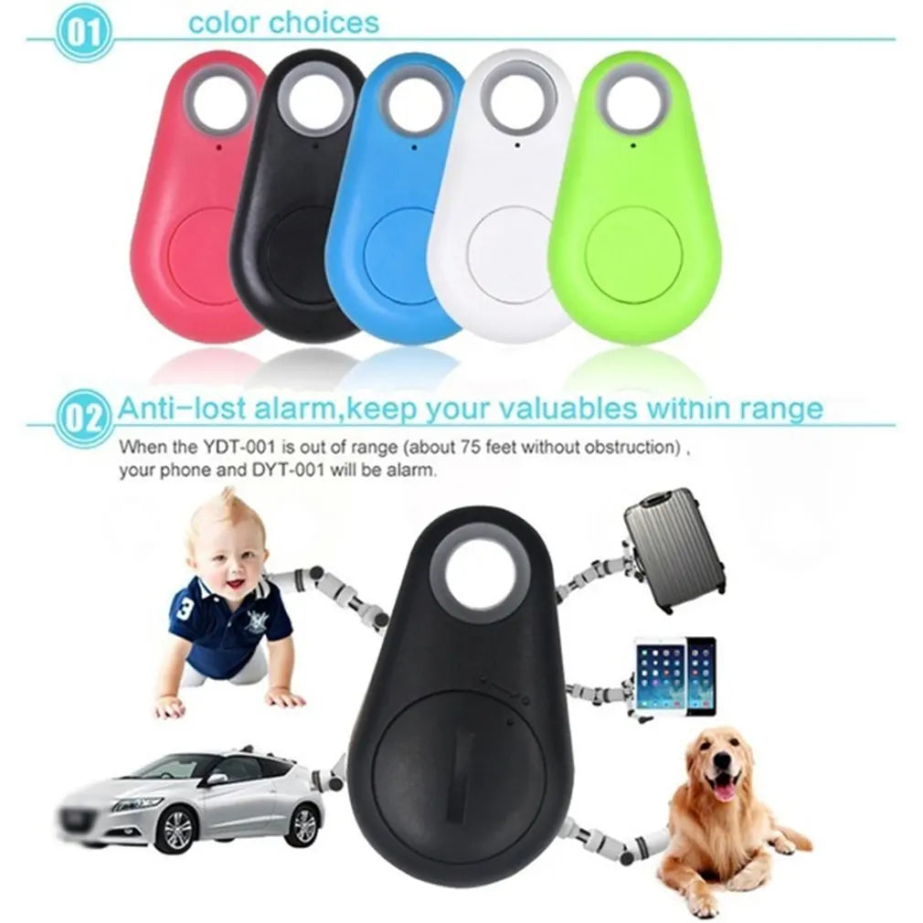 Mini Bluetooth 4.0 Smart Anti-Lost Tracker Tag for Pets, Kids, Wallet, Keys – Wireless Key Finder with Alarm and Phone Finder App Support (iOS and Android)