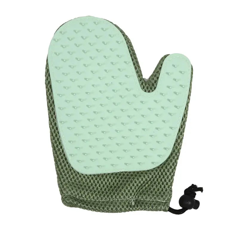 2-in-1 Pet Grooming Glove for Dogs & Cats – Hair Remover Mitt, Deshedding Brush & Gentle Massage Tool