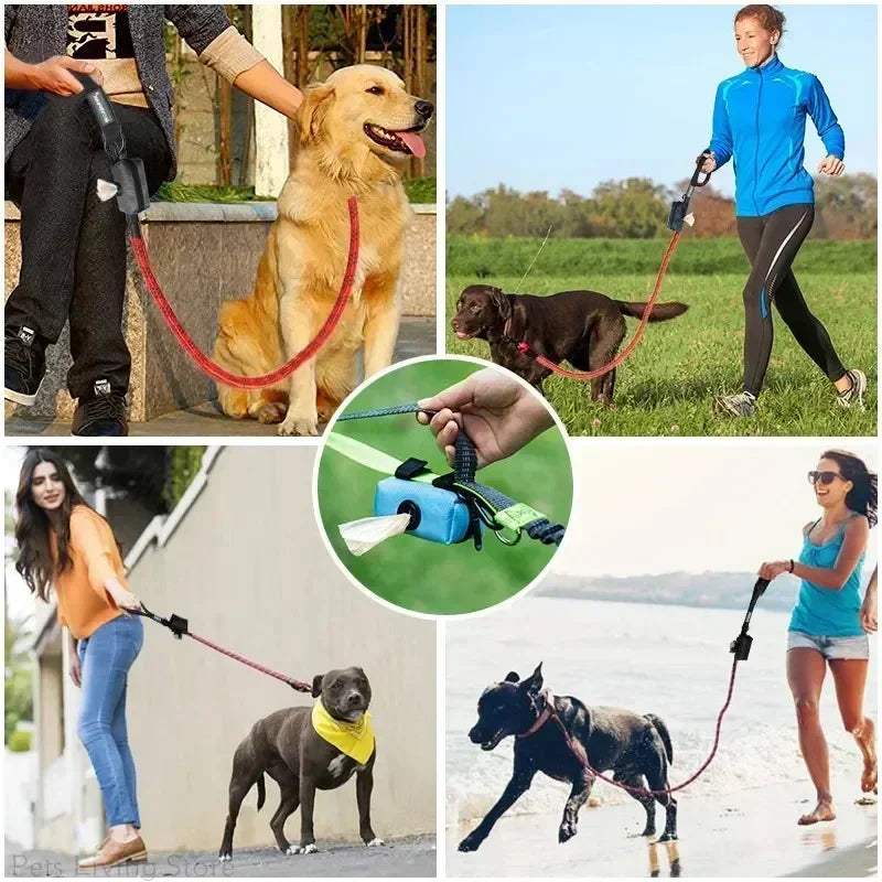 Portable Dog Poop Bag Dispenser – Waterproof Oxford Fabric Waste Bag Holder