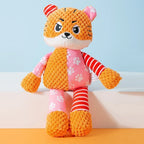 Pet Plush Puzzle Toy – Cute Animal Squeaky Chew & Teeth Cleaning Toy for Dogs & Cats