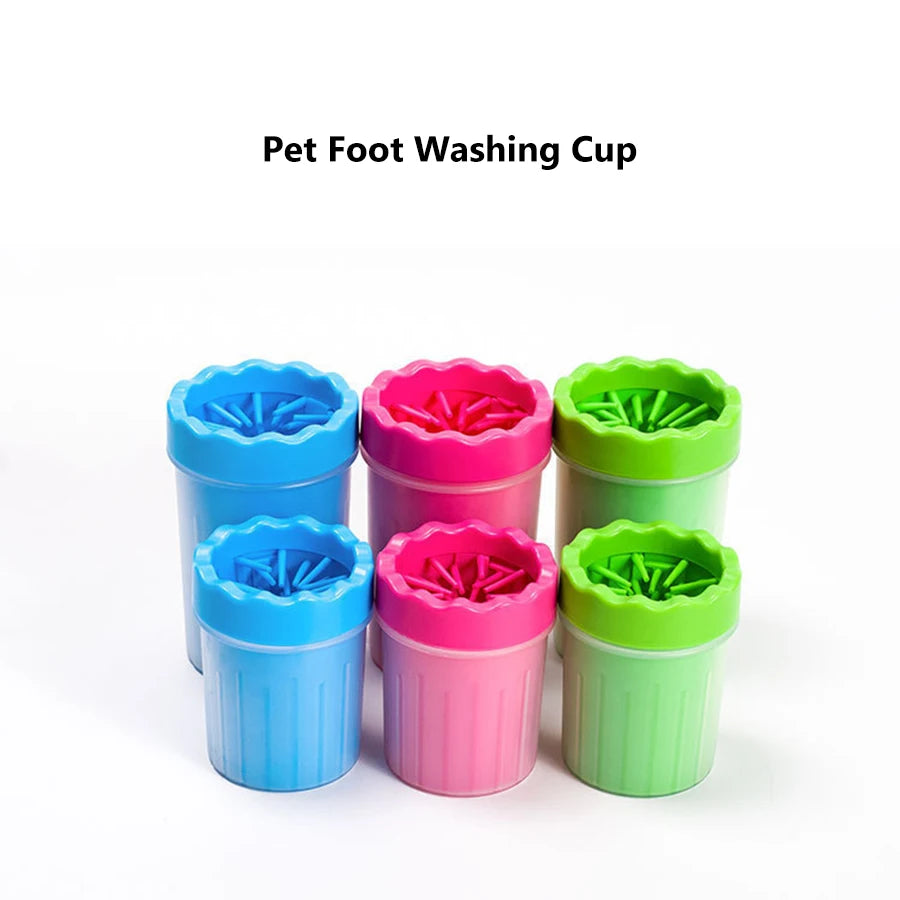 Pet Paw Cleaner Cup – Silicone Foot Washer for Dogs & Cats, Mud & Dirt Remover (S/M/L/XL Sizes)