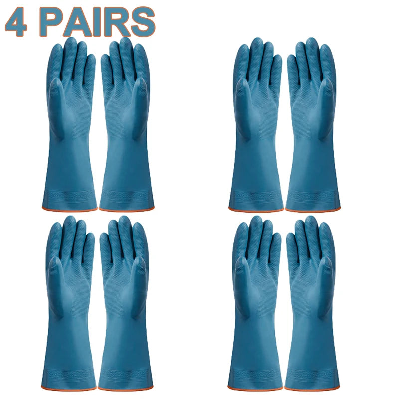 Waterproof Cleaning Gloves with Fleece Lining for Kitchen Bathroom and Household Cleaning