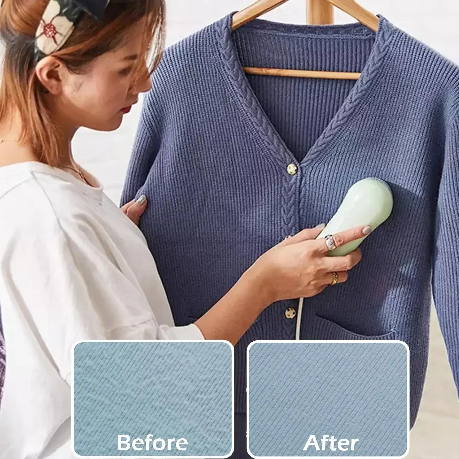 Electric Lint Remover for Clothes – Pet Hair & Fabric Shaver Portable