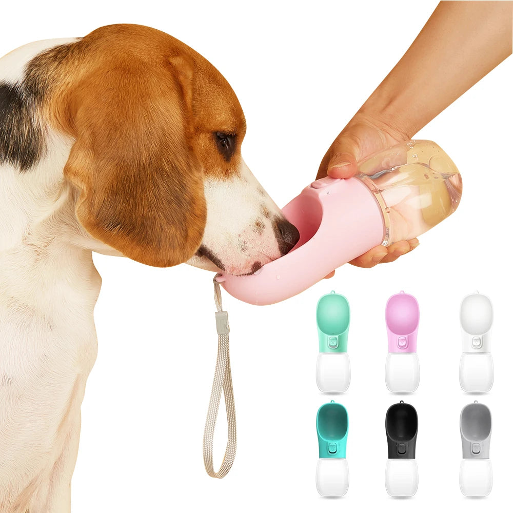 Portable Dog Water Bottle – Leak-Proof Travel Drinking Cup for Dogs & Cats