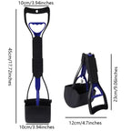 Dog Pooper Scooper with Long Handle – Easy Clean Pet Waste Picker Tool
