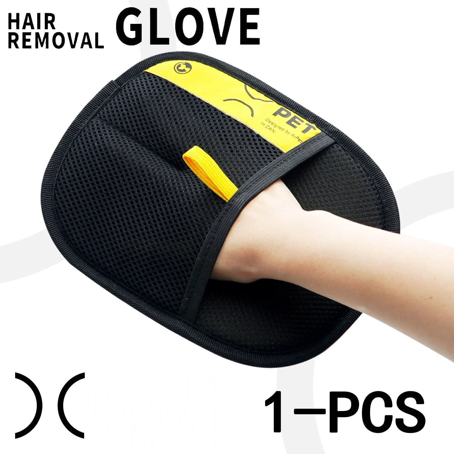 Electrostatic Pet Hair Remover Gloves – Reusable 2-in-1 Grooming & Lint Cleaning Mitt for Cats & Dogs