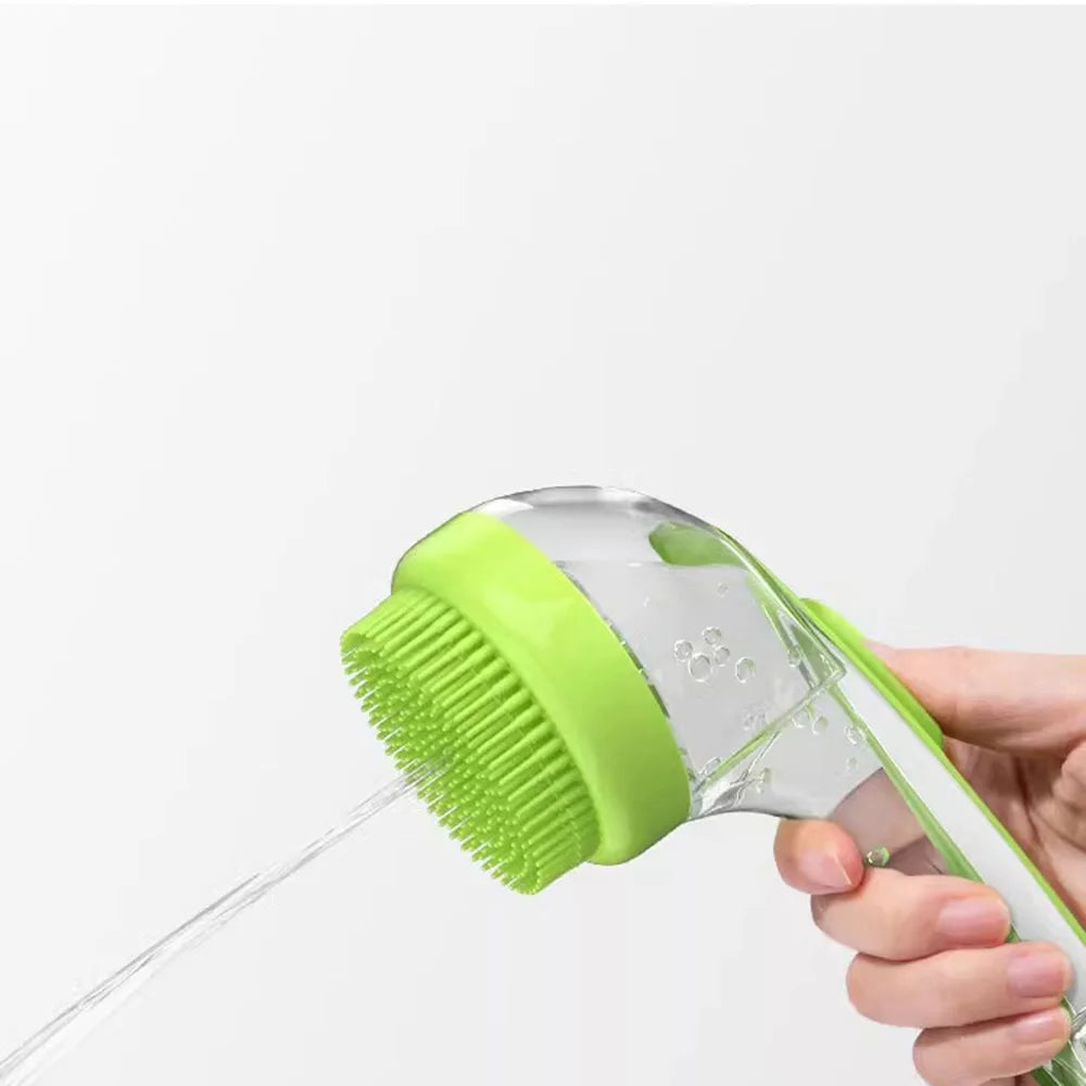 Pet Bath Brush for Dogs & Cats | Massage Grooming Shampoo Scrubber Tool