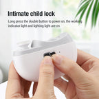 Electric Nail Clipper Grinding and Polishing with Light Automatic Nail Trimmer Rechargeable Nail Cutter Manicure for Baby Adult