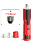 ROJECO Electric Pet Nail Grinder – Rechargeable Dog & Cat Nail Trimmer with LED Light, 7-Speed Adjustable Quiet Paw Grooming Tool