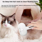 Pet Spray Grooming Comb – Self Cleaning Hair Remover Brush with Mist Humidifier for Dogs & Cats