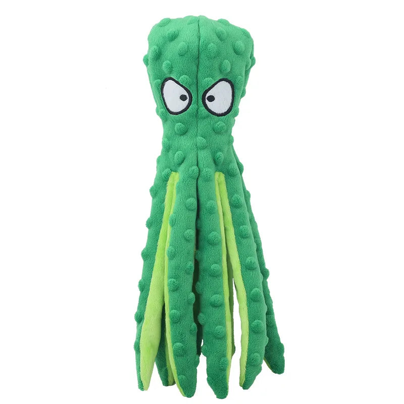 Plush Dinosaur Dog Toy with Squeaker – Interactive Chew Toy for Small Dogs & Cats