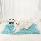 Plush Dog Blanket and Warm Pet Bed for Small Medium Large Dogs and Cats | Washable Puppy Sleeping Mat