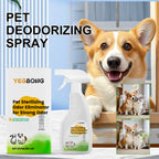 Pet Odor Eliminator Spray for Dogs and Cats – Unscented Urine Odor Neutralizer for Carpet, Furniture & Home (237ml)