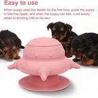 Pet Silicone Breast Feeder, Multifunctional Pet Pacifier Feeder, Puppy Feeding Bottles Food Storage Container for Kitten Dog Cat