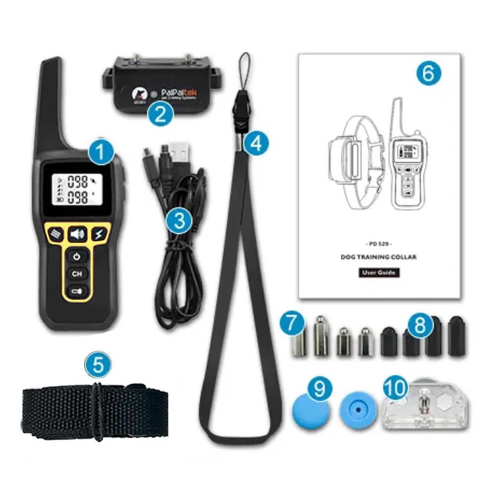 1000M Waterproof Dog Training Collar with Remote – Rechargeable Anti Bark Shock Collar for Dogs