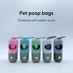 LED Dog Poop Bag Dispenser with Light – Portable Pet Waste Bag Holder