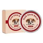 Pet Tear Stain Remover Paste for Dogs and Cats – Gentle Eye Cleaner and Eye Booger Remover with Soft Brush