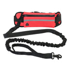 Hands Free Dog Leash for Running Walking Reflective Leash with Waist Bag Retractable Elastic Belt Dog Traction Rope Pet Products