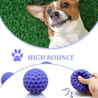 Indestructible Rubber Ball Dog Toy – Interactive Chew & Teeth Cleaning Toy