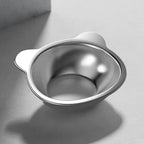 Elevated Stainless Steel Pet Bowl with Stand – Anti-Slip & Neck Support