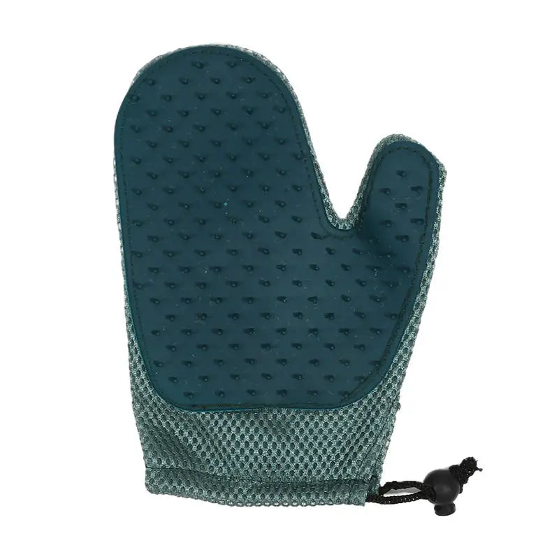 2-in-1 Pet Grooming Glove for Dogs & Cats – Hair Remover Mitt, Deshedding Brush & Gentle Massage Tool