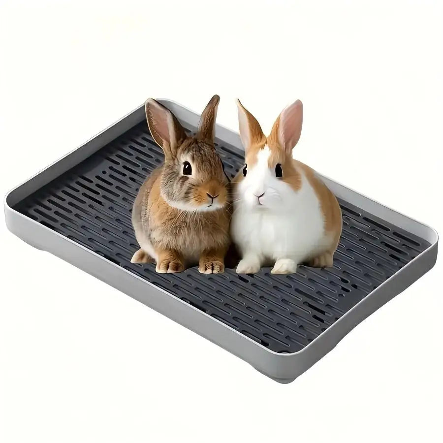 Small Pet Corner Litter Box Toilet Tray – Rabbit, Guinea Pig, Ferret, Hamster & Bunny Potty Training Toilet Box