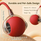 Interactive Dog and Cat Ball Toy with Rope – Durable Self Entertainment Jumping Pet Teaser Ball