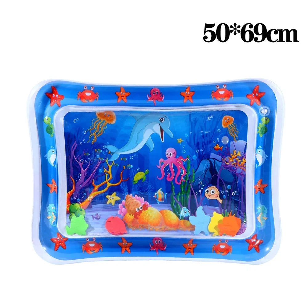 Pet Water Sensory Play Mat for Cats and Dogs – Thickened Interactive Cooling Water Pad, Scratch-Resistant Inflatable Summer Play Toy
