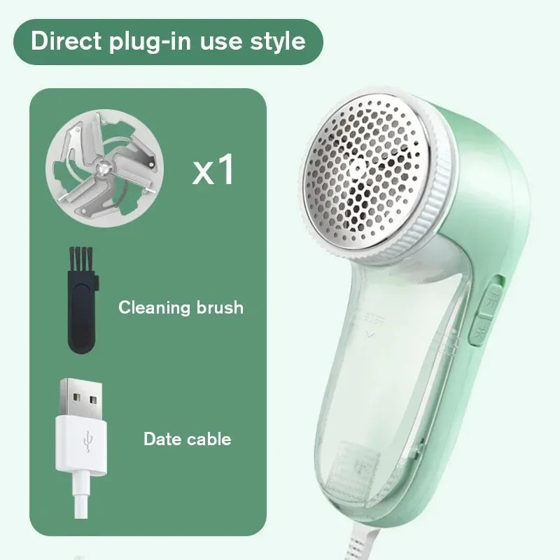 Electric Lint Remover for Clothes – Pet Hair & Fabric Shaver Portable