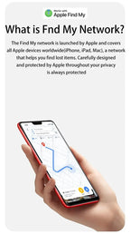 Smart GPS Locator Tag – Pet, Kids, Wallet and Luggage Tracker (Apple Find My Compatible)