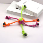 Durable Dog Rope Knot Toy – Bite Resistant Chew Rope for Tug, Teeth Cleaning & Interactive Play