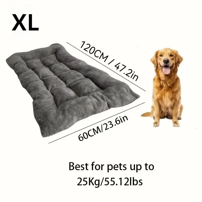 Thickened Winter Warm Pet Bed Nest for Dogs and Cats | Cozy All-Season Sleeping Cushion Mat