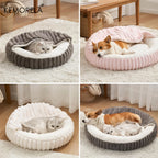 Warm Calming Hooded Cat Cave Bed for Cats & Puppies – Non-Slip Indoor Sleeping Cushion for Kittens & Small Dogs