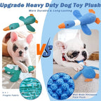 Interactive Plush Goose Dog & Cat Toy – Squeaky Chew & Tug Training Toy