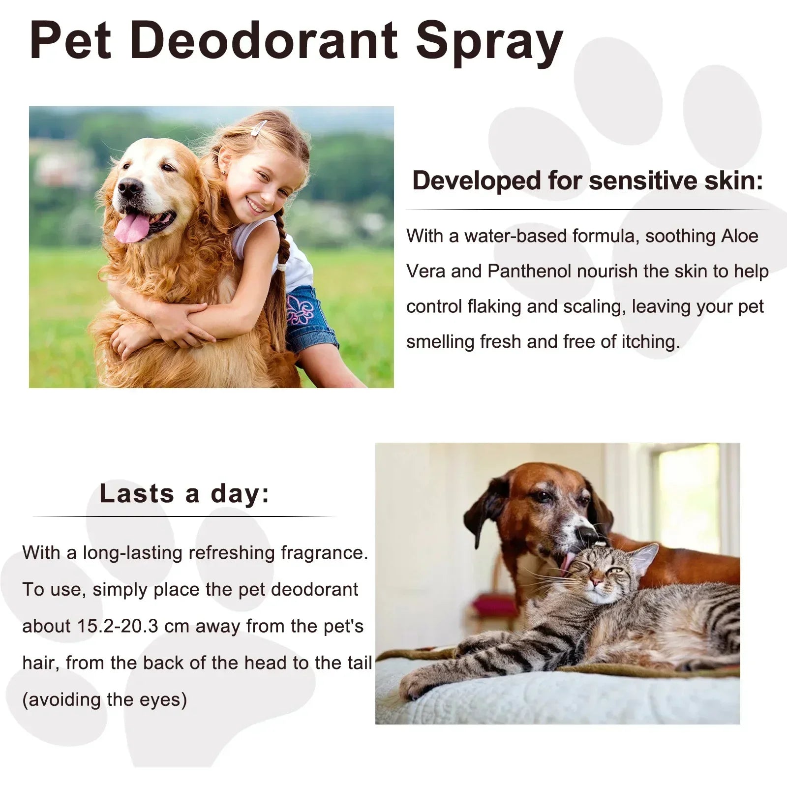Lavender Pet Deodorization Spray 50ml – Natural Dog and Cat Perfume, Odor Remover & Coat Freshener