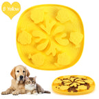 Pet Slow feeder Bowl Licking Pad Lick Feeder Pad with Suction Cup Choke Proof Silicone Slow Food Dog and Cat Feeding Products